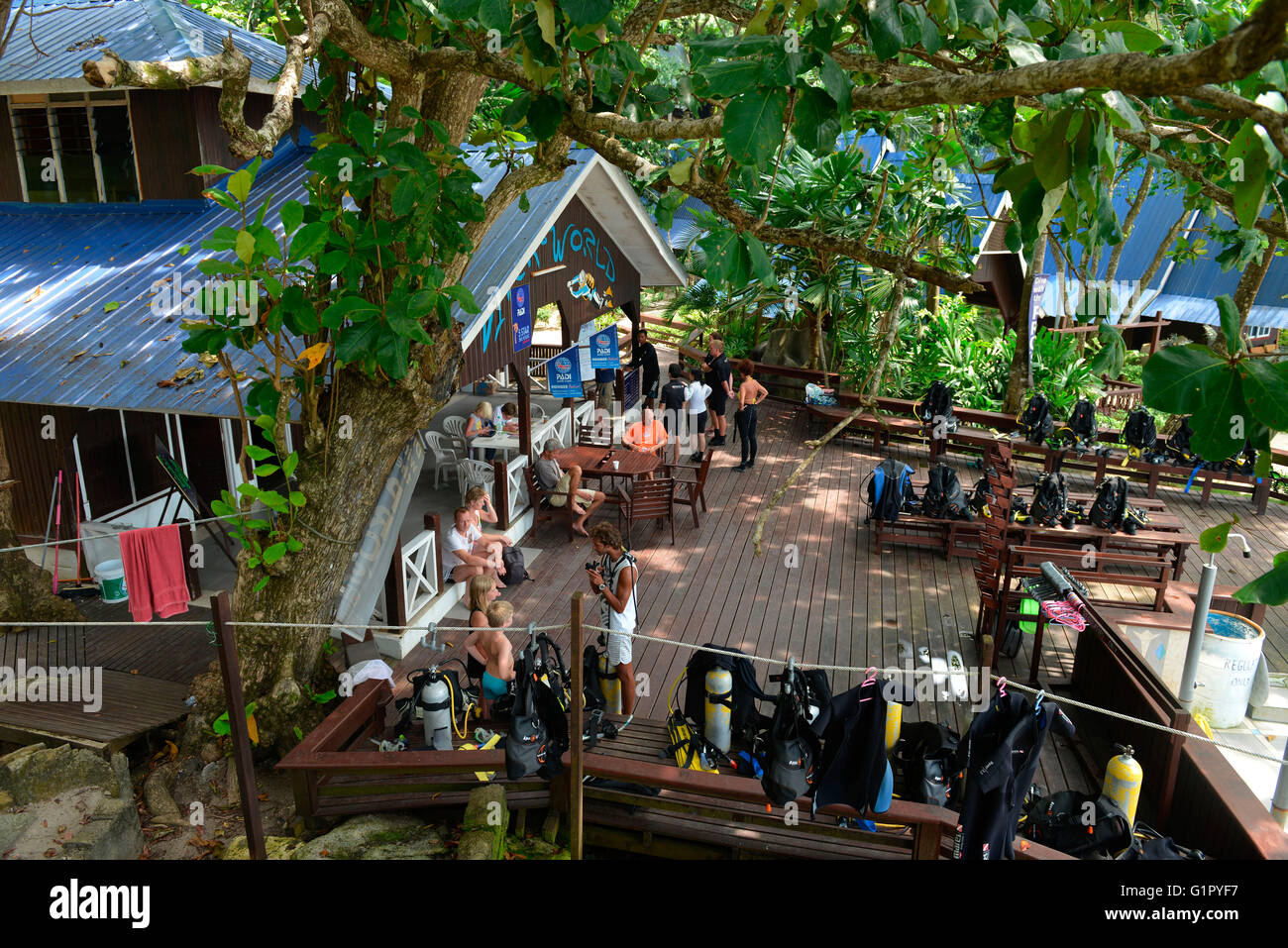Dive center Pro divers world, Pulau Besar, Perhentian Islands, Malaysia