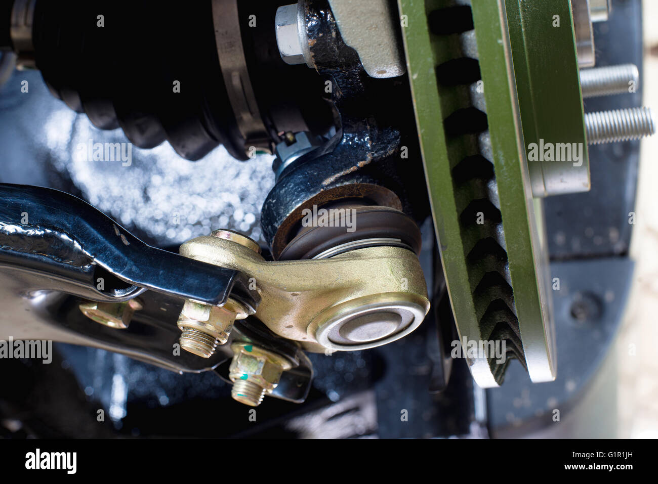 ball bearing car suspension Stock Photo Alamy