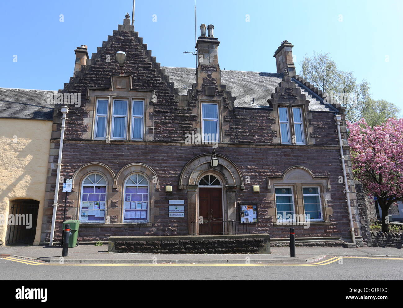 Exterior of Dunblane local council office Scotland May 2016 Stock Photo