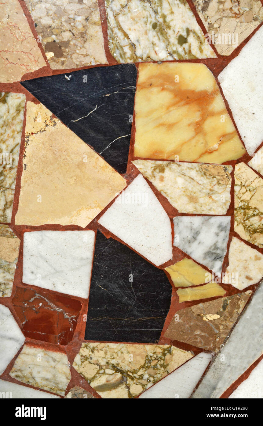 stones mosaic background texture pattern Stock Photo