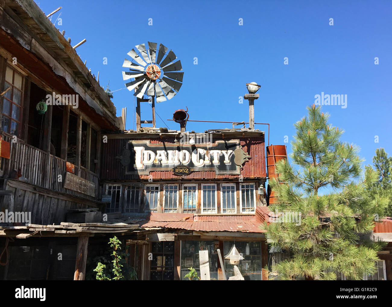 Antique building in Idaho City, Idaho, US, 2016 Stock Photo Alamy