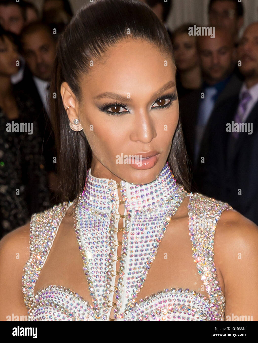 New York City, USA - May 2, 2016: Joan Smalls attends the 2016 Met Gala