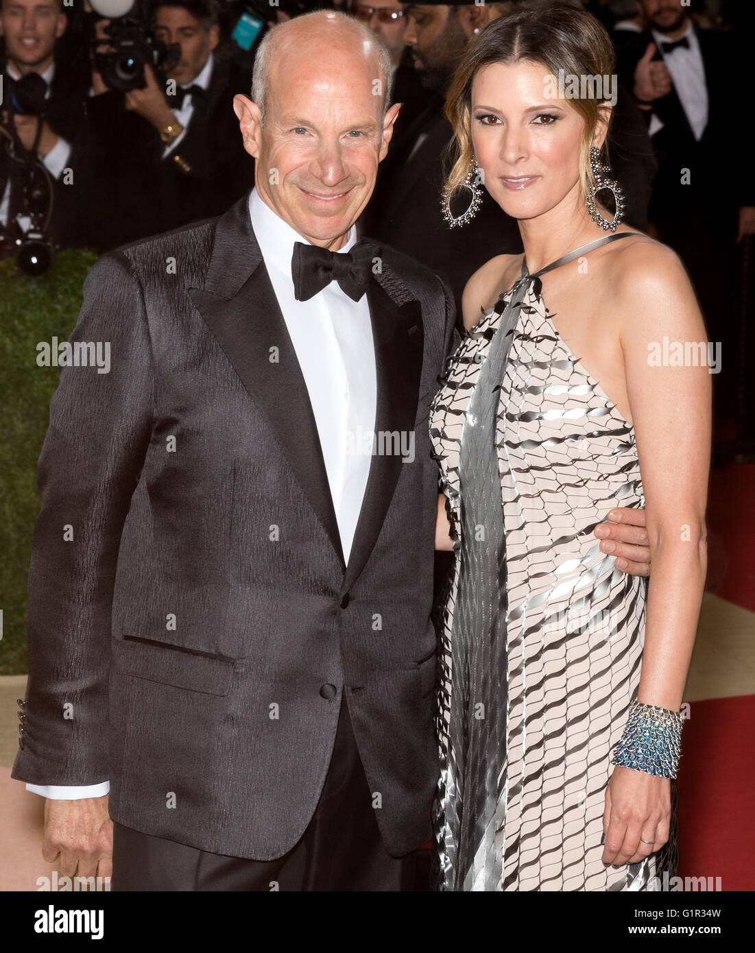 New York City, USA - May 2, 2016: Jonathan Tisch and Lizzie Rudnick