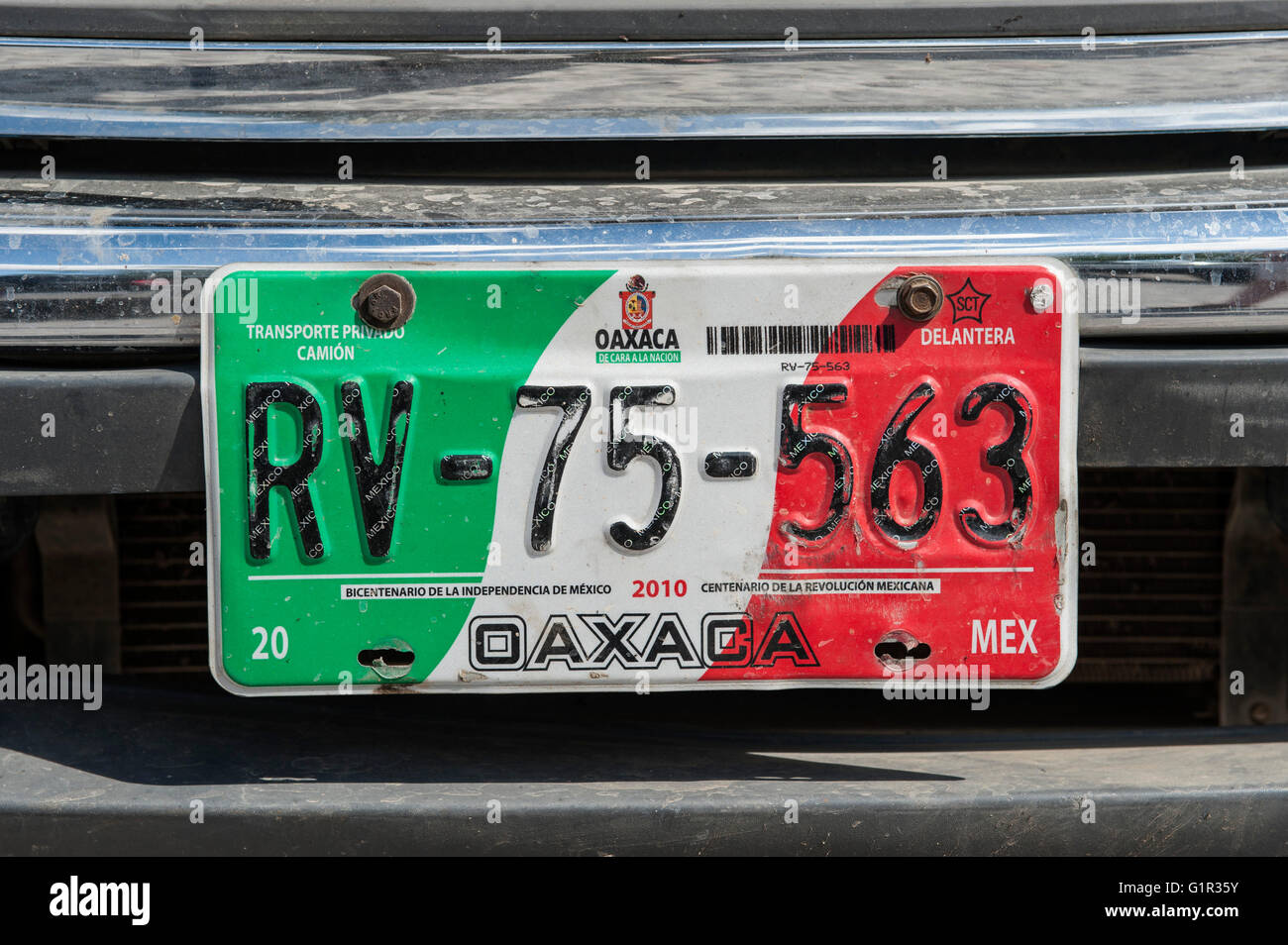 Mexican license online plates