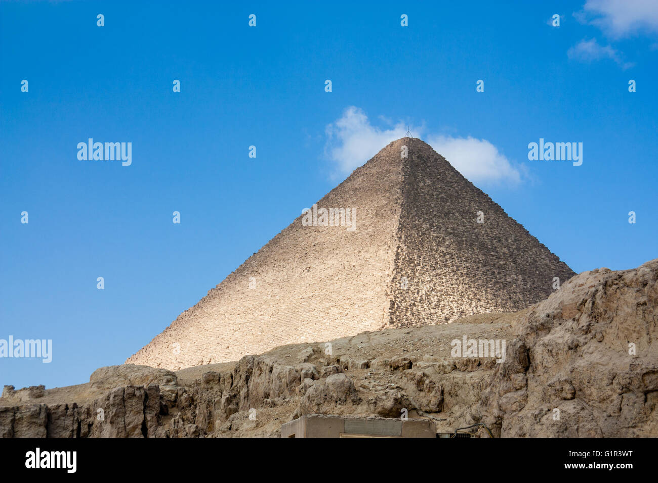 the Great Pyramid at Giza Plateau Stock Photo - Alamy