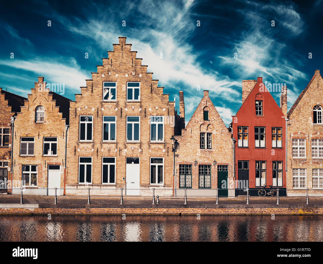 Houses in Bruges Brugge, Belgium Stock Photo Alamy