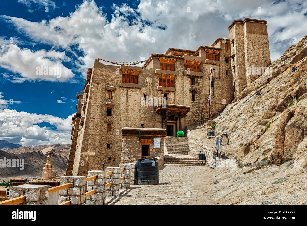 Leh palace, Ladakh, India Stock Photo