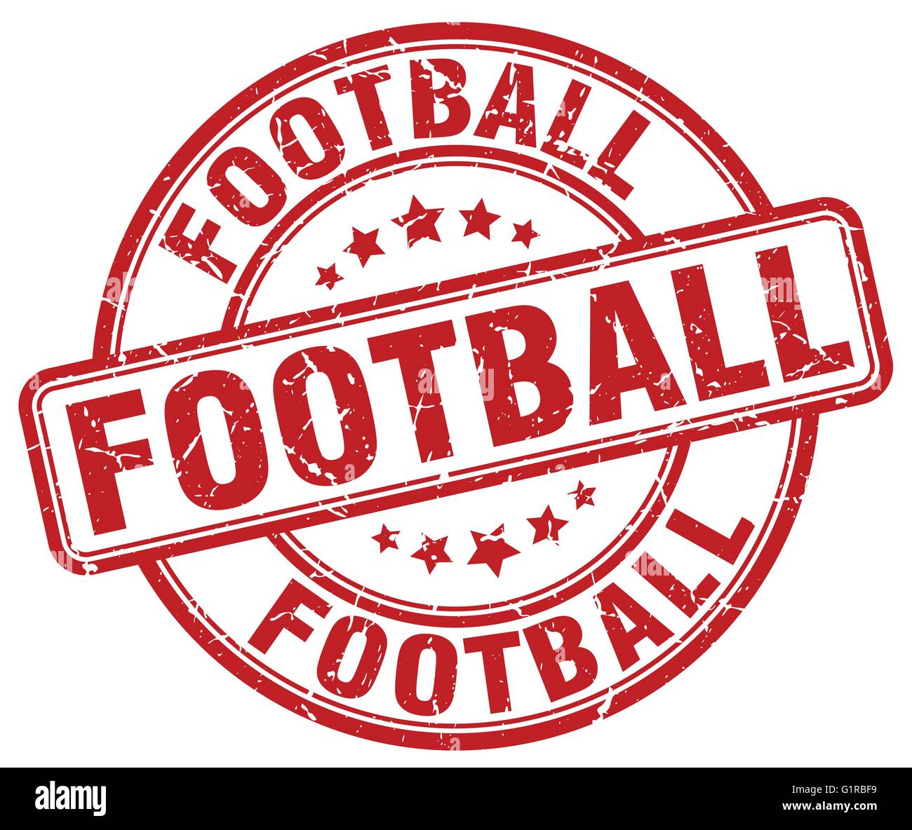 football red grunge round vintage rubber stamp Stock Vector Image & Art ...