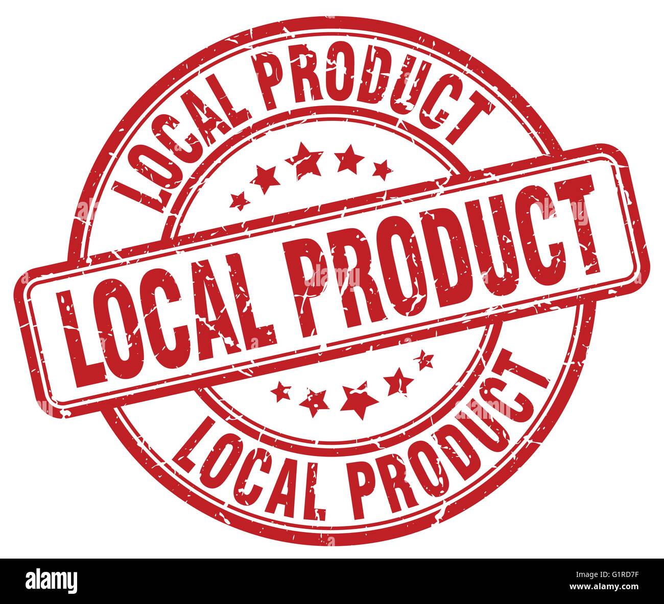 Local Produt local product red grunge round vintage rubber stamp Stock Vector Image ...