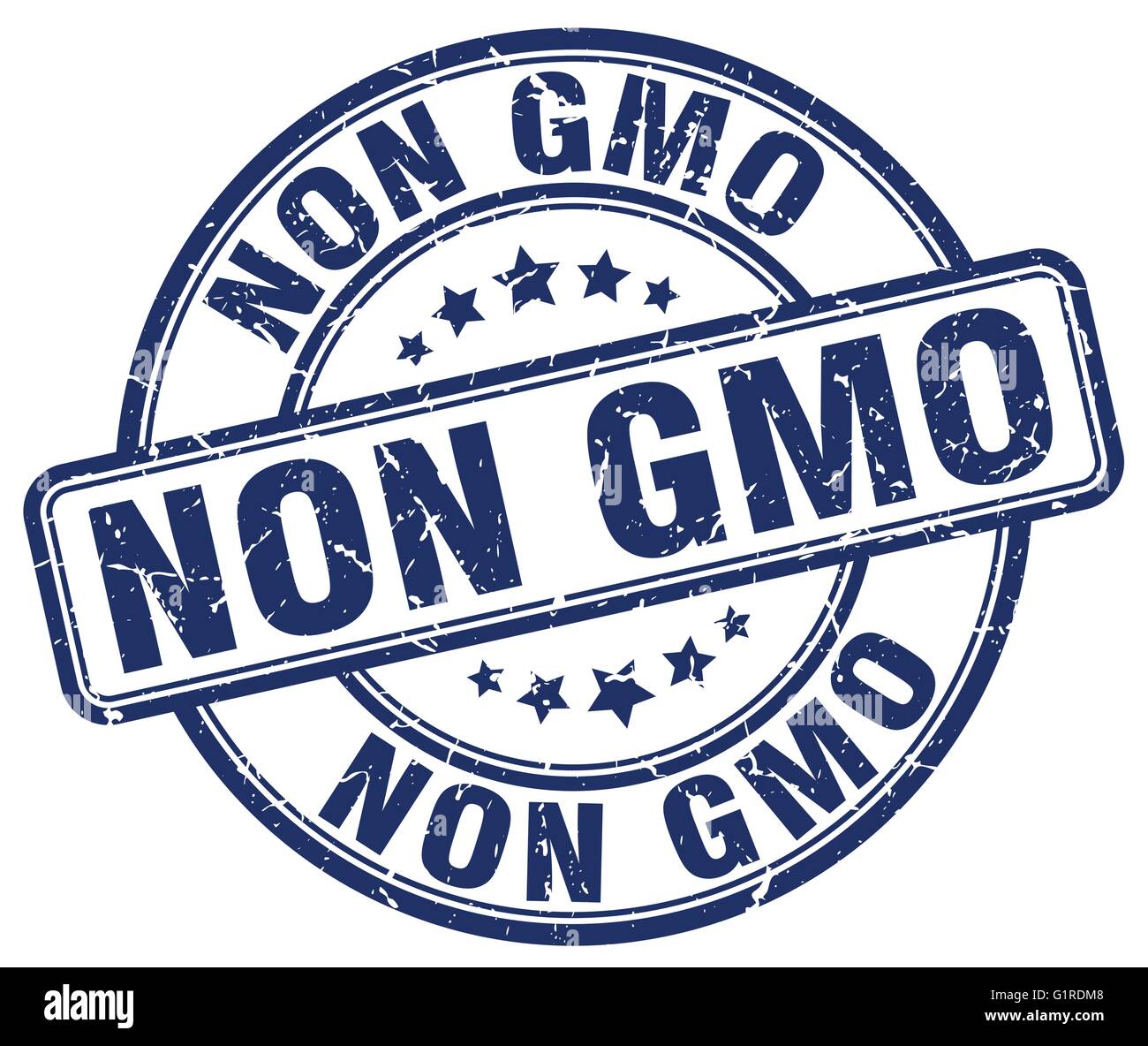 non gmo blue grunge round vintage rubber stamp Stock Vector Image & Art ...