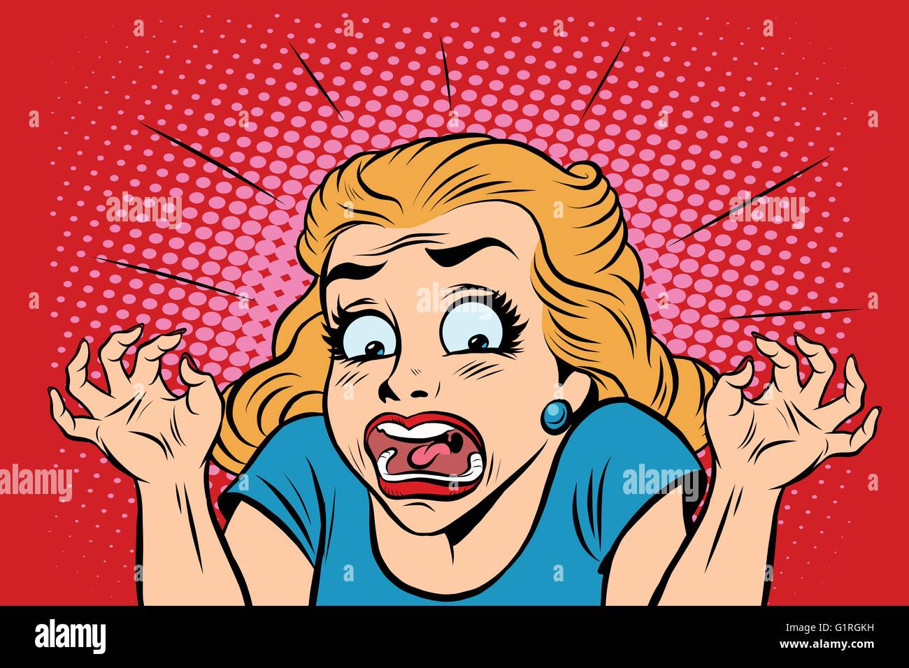 Emoji retro devil horror girl emoticons Stock Vector Image & Art Alamy