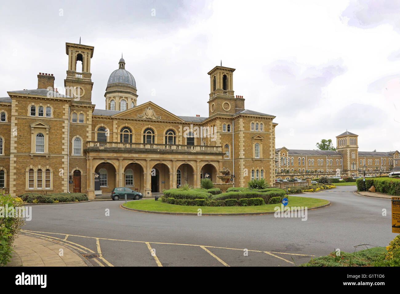 Princess Park Manor, New Southgate, London. A huge Victorian lunatic asylum converted into