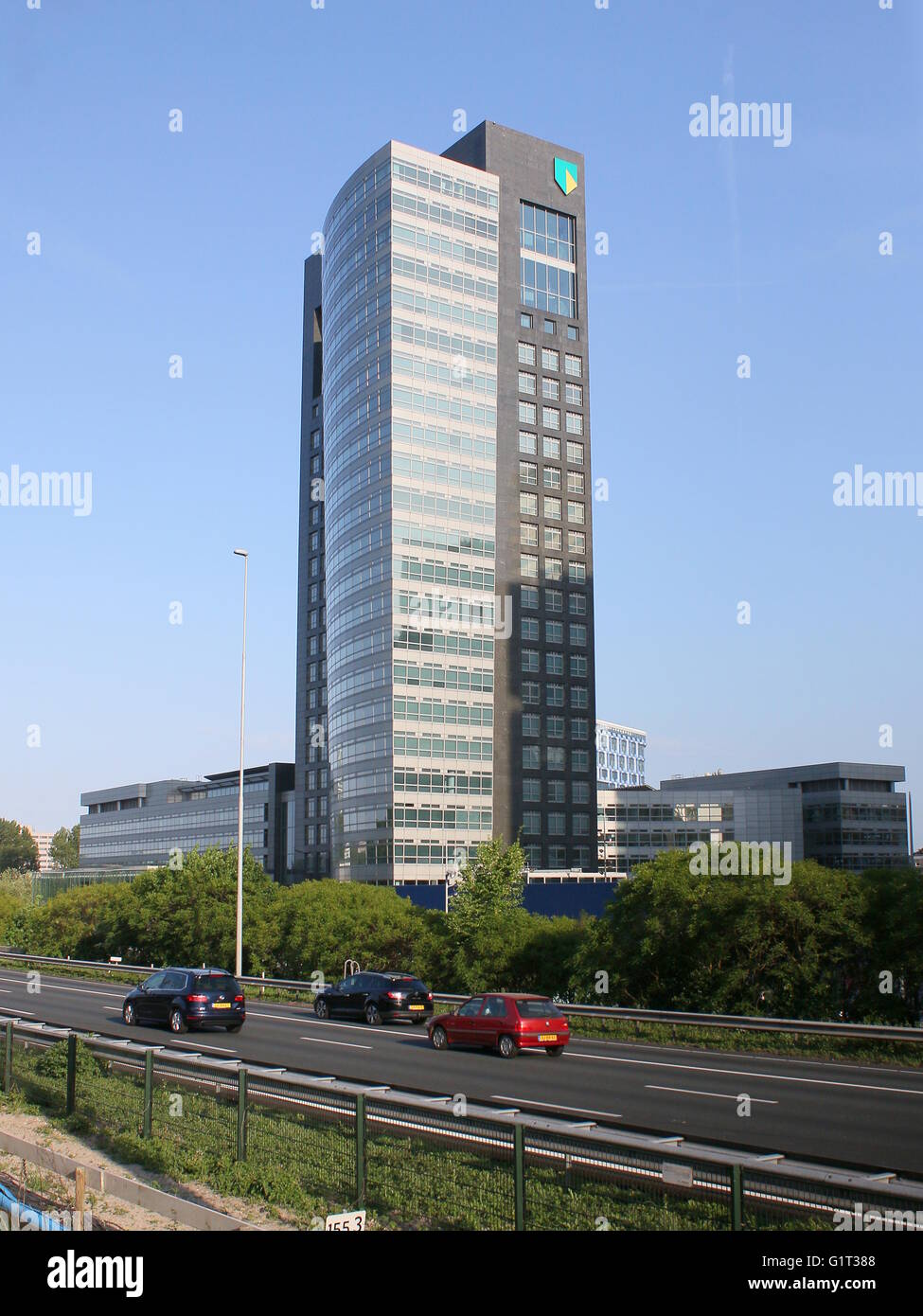 ABN Amro Bank Headquarters, Amsterdam Zuidas financial district, Amsterdam  South, Netherlands Stock Photo - Alamy