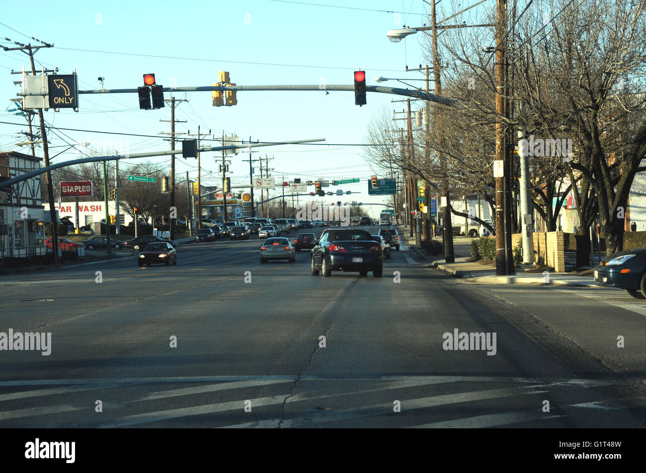 Ave & Seminary Road in Wheaton, Maryland Stock Photo Alamy