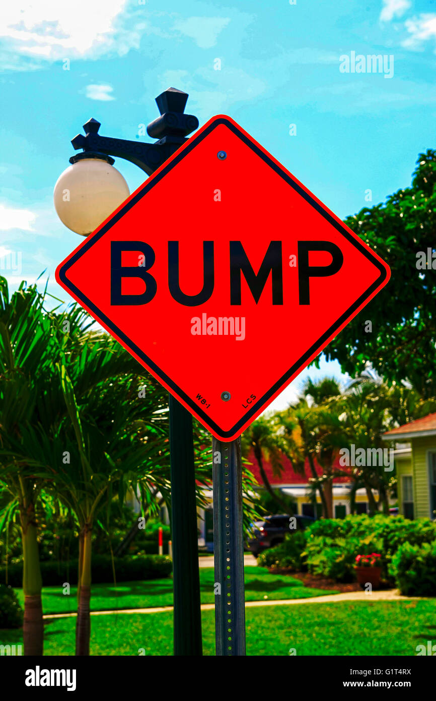 USAストリート看板 SPEED BUMP