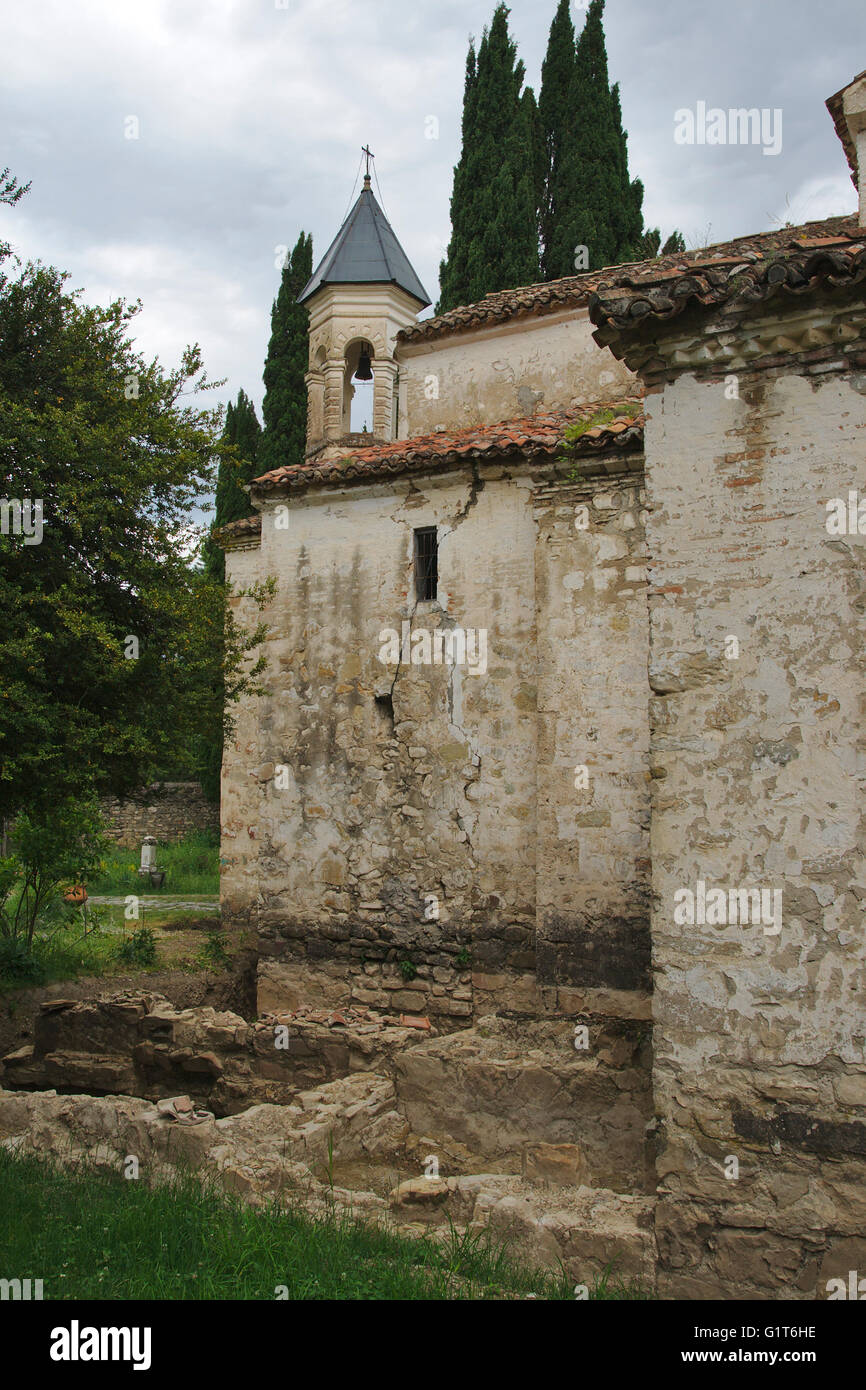 Ikalto Monastery near Telavi, Kakheti Province, Georgia Stock Photo