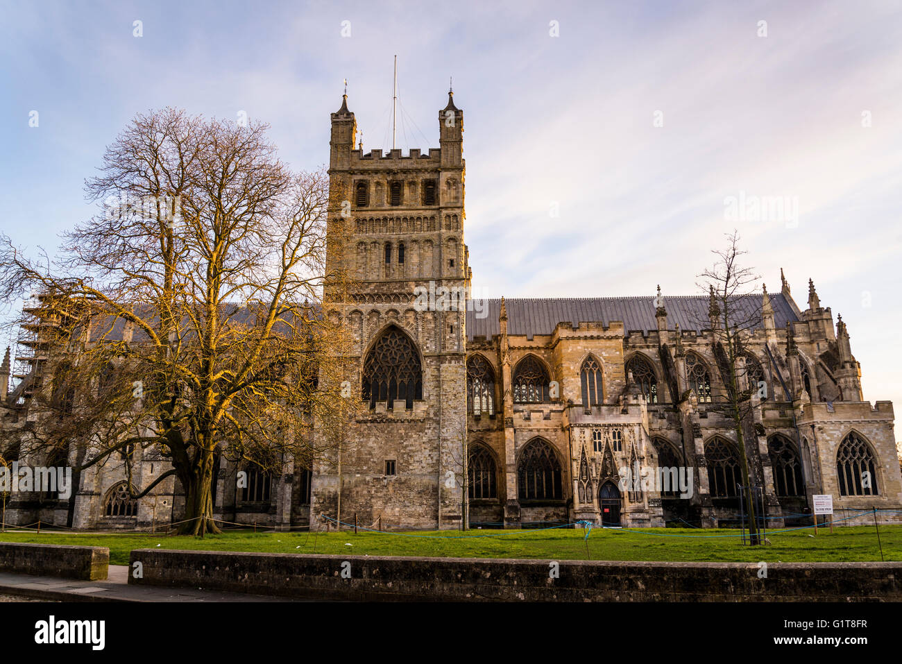 Exeter Cathedral, Devon, England, United Kingdom Stock Photo