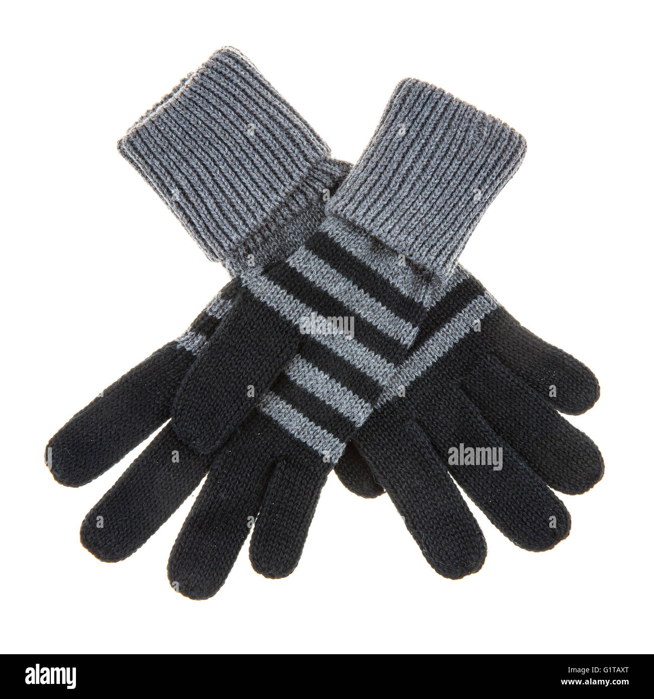 Babyhug Woolen Gloves Pair Solid Design - Sky Blue
