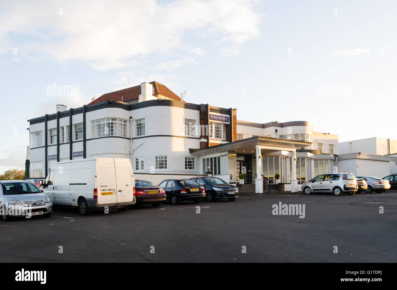 The Park Hotel. Grand Parade, Tynemouth, Tyne & Wear Stock Photo Alamy