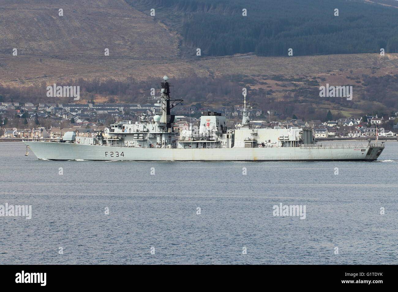 HMS Iron Duke (F234), a Type 23 (or Dukeclass) frigate of the Royal