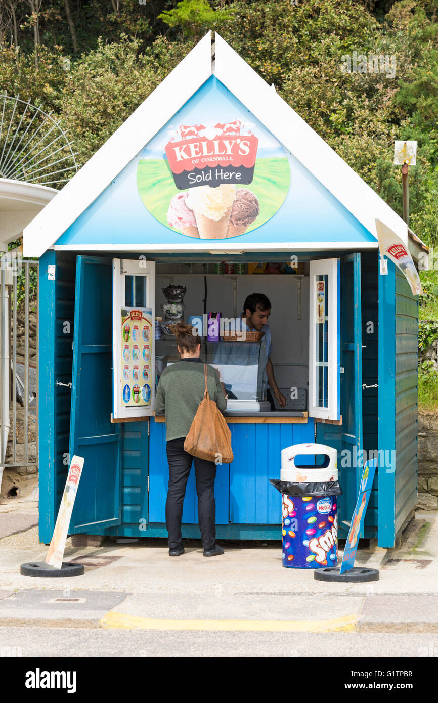 Ice Cream Kiosk On Beach High Resolution Stock Photography and Images