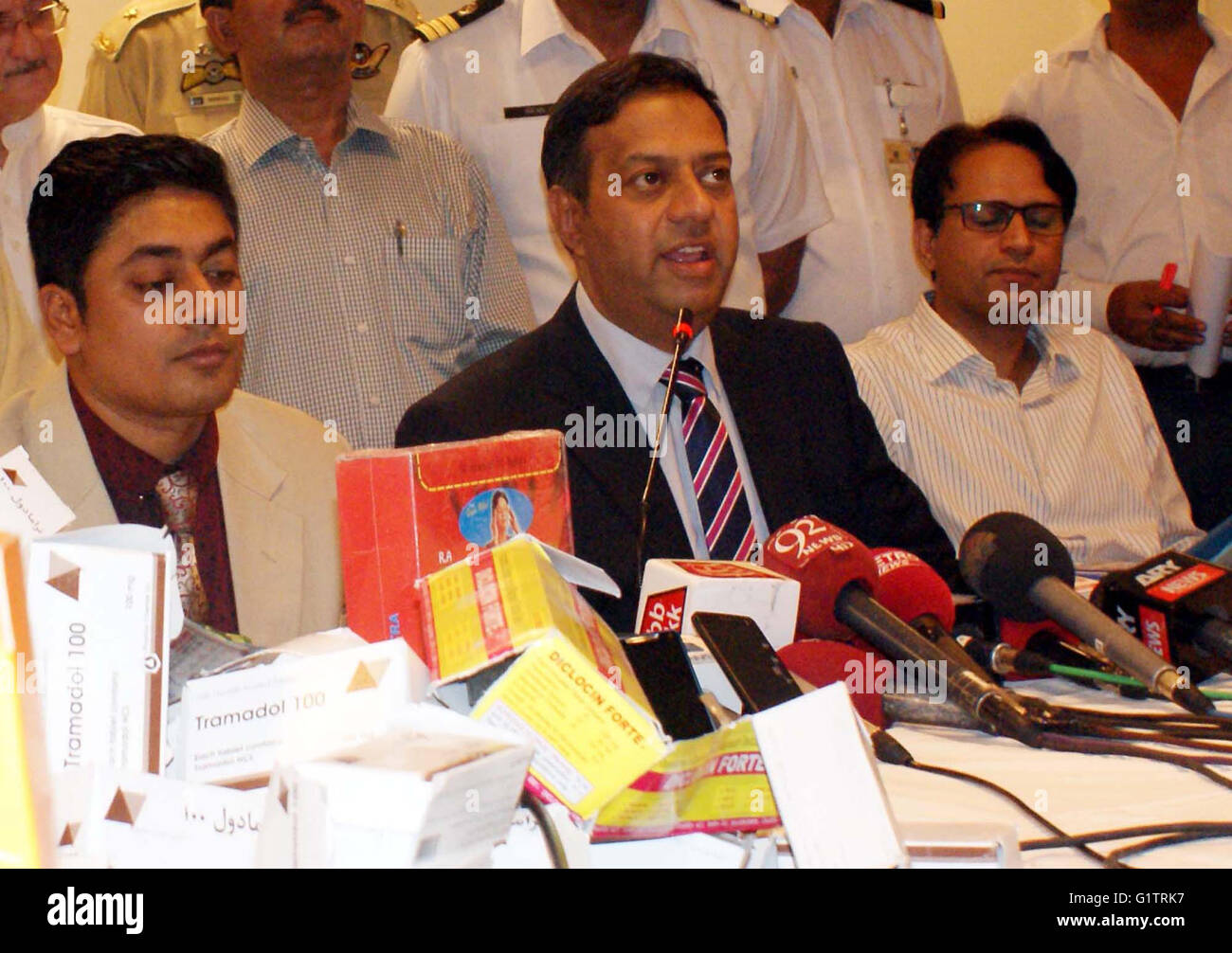 Additional Customs Collector Asad Raza and Deputy Collector Ali Raza ...