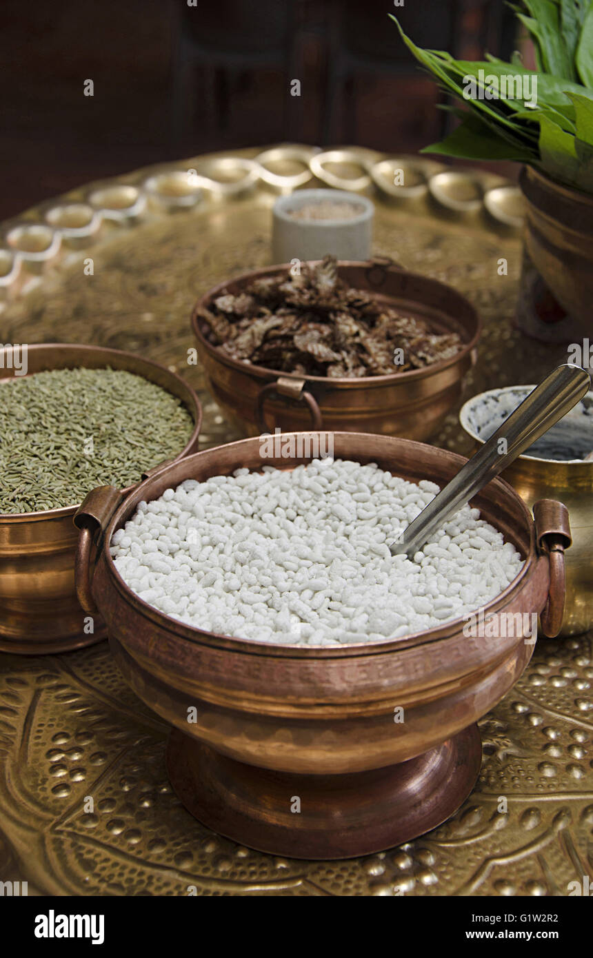 Different types of Supari (Areca Nut), Pune, Maharashtra, India Stock Photo