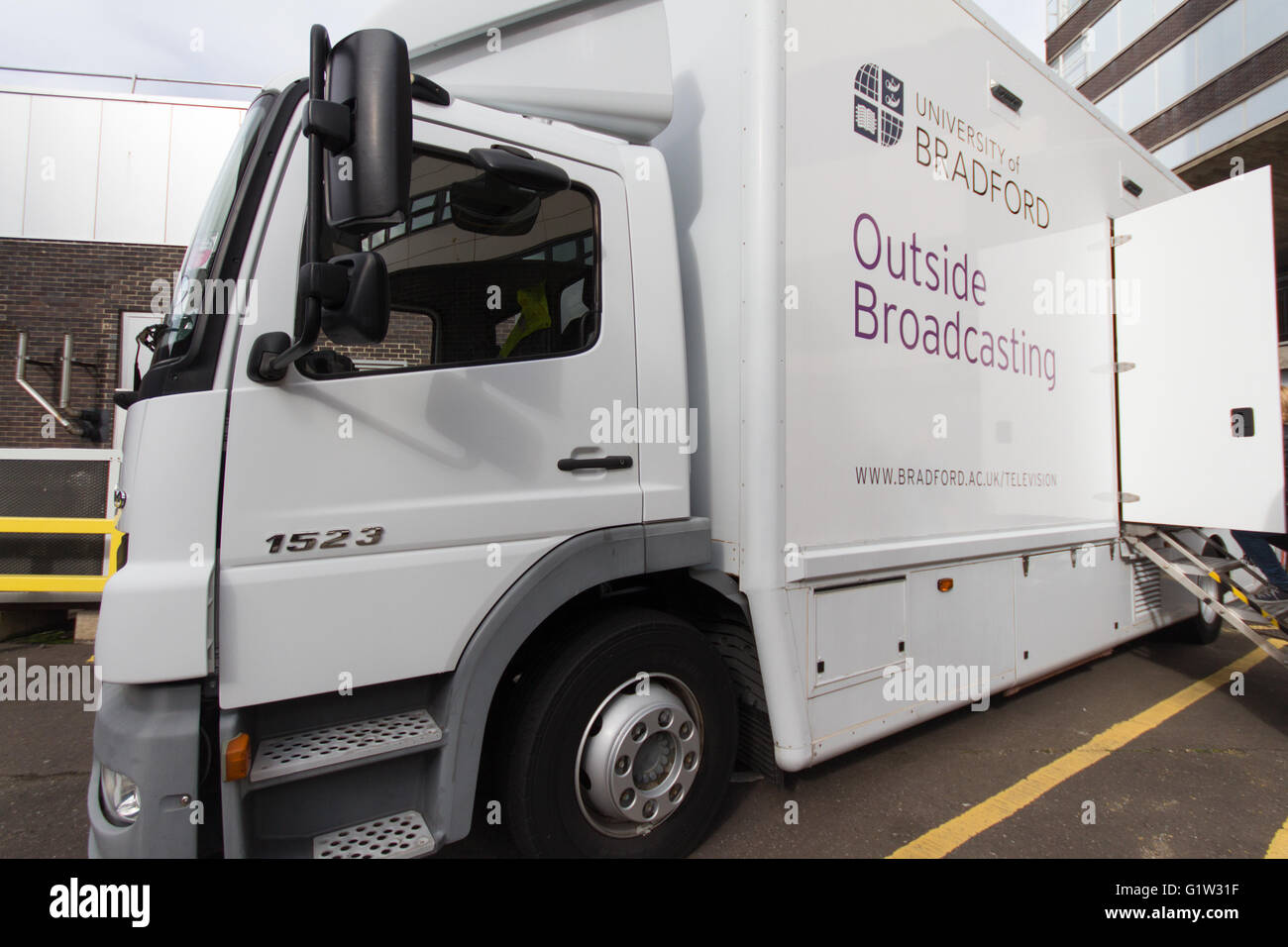 Bradford University open day Stock Photo Alamy