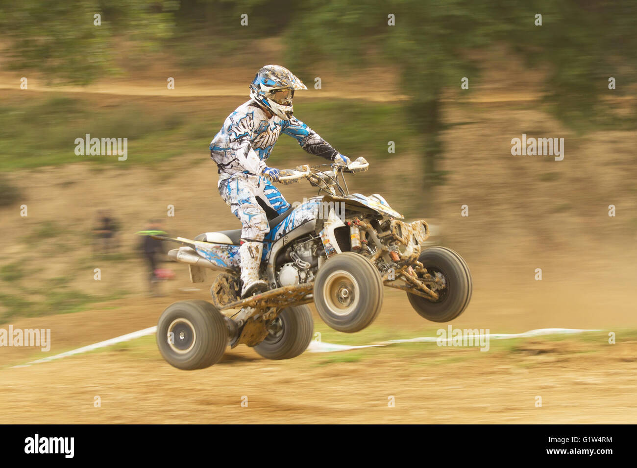 Quad race. All potential trademarks are removed Stock Photo - Alamy