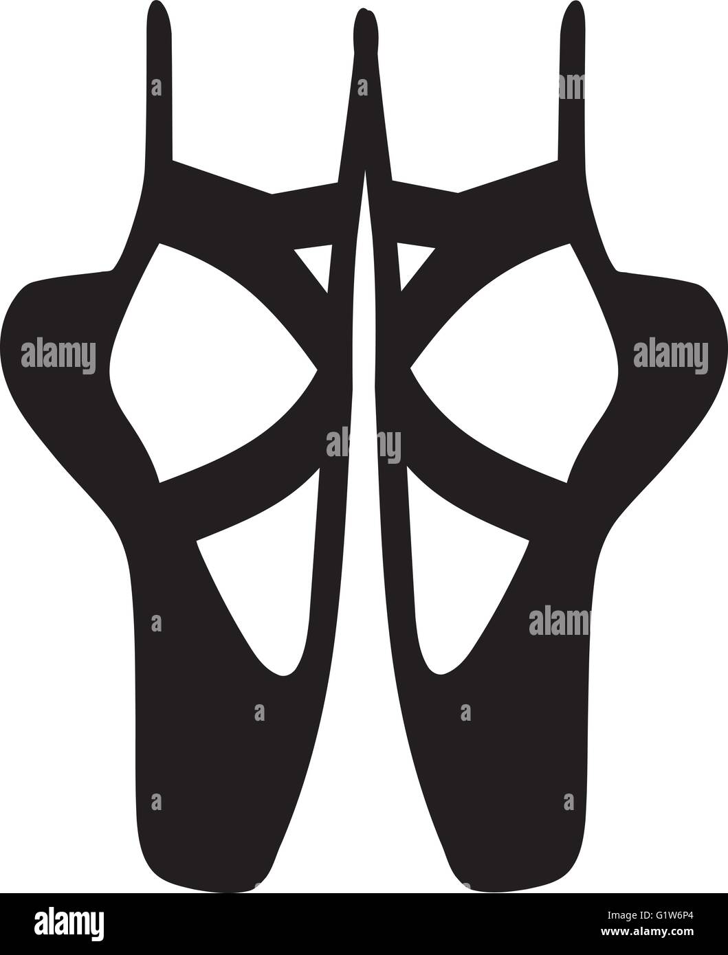 Ballet Ballerina Shoes Stock Vector Image & Art Alamy