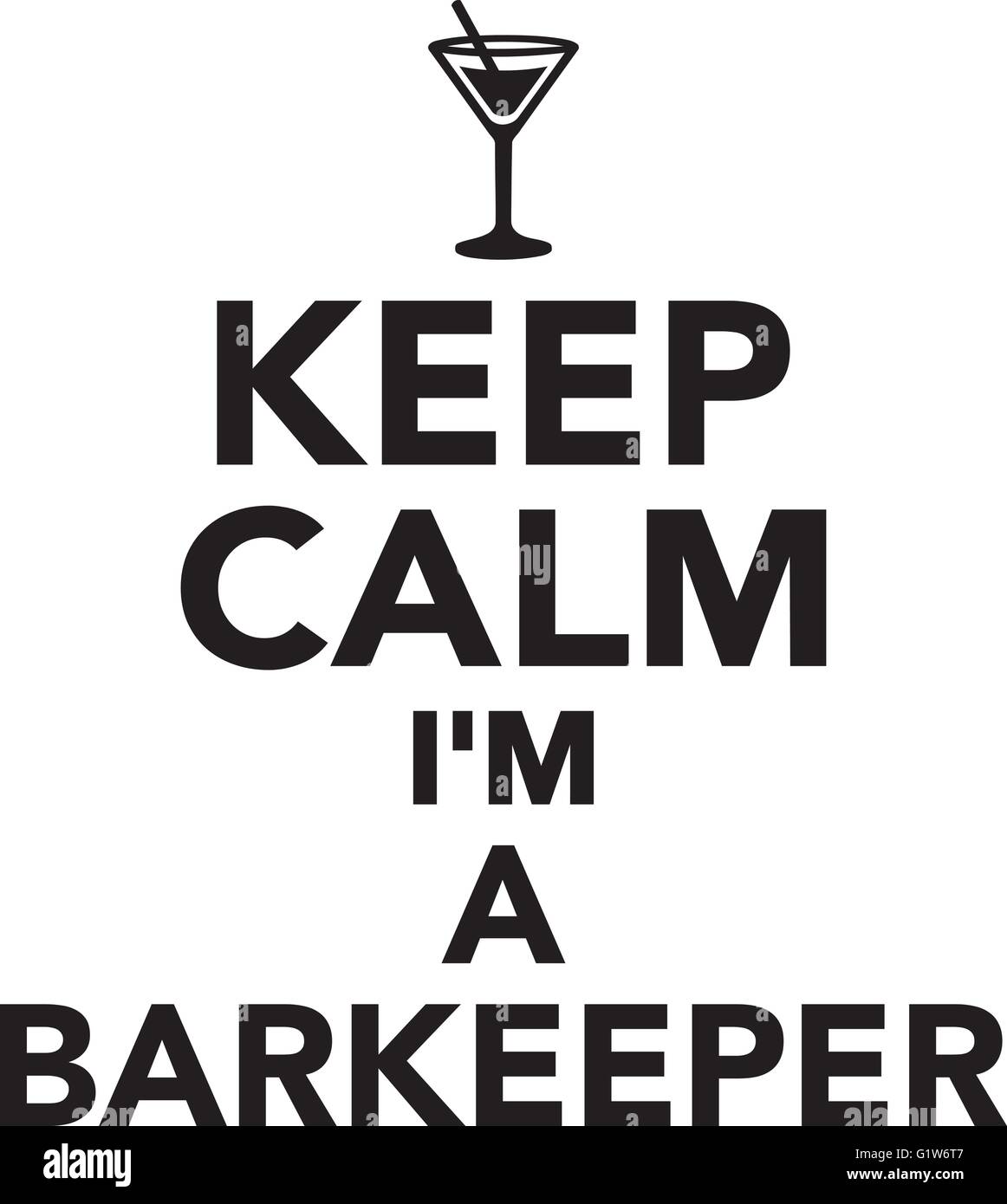 Barkeeper Stock Vector Images Alamy