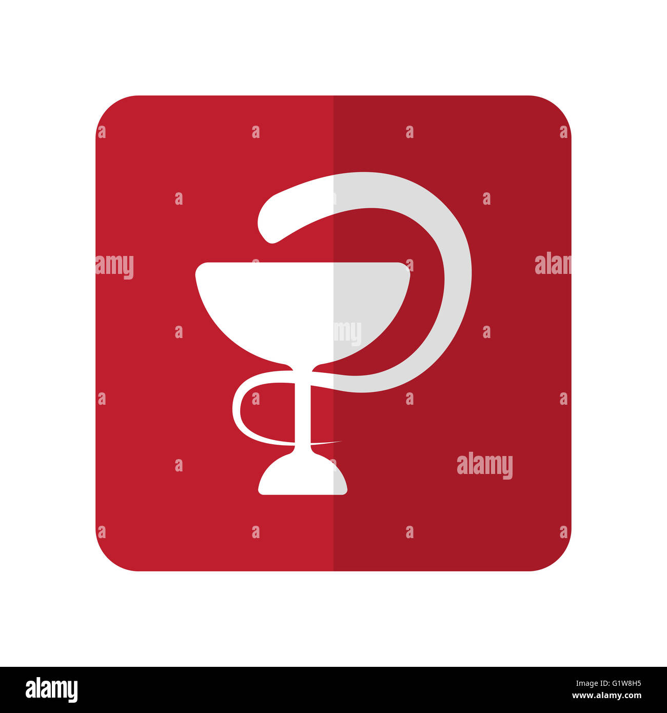 Medical red icon hi-res stock photography and images - Alamy
