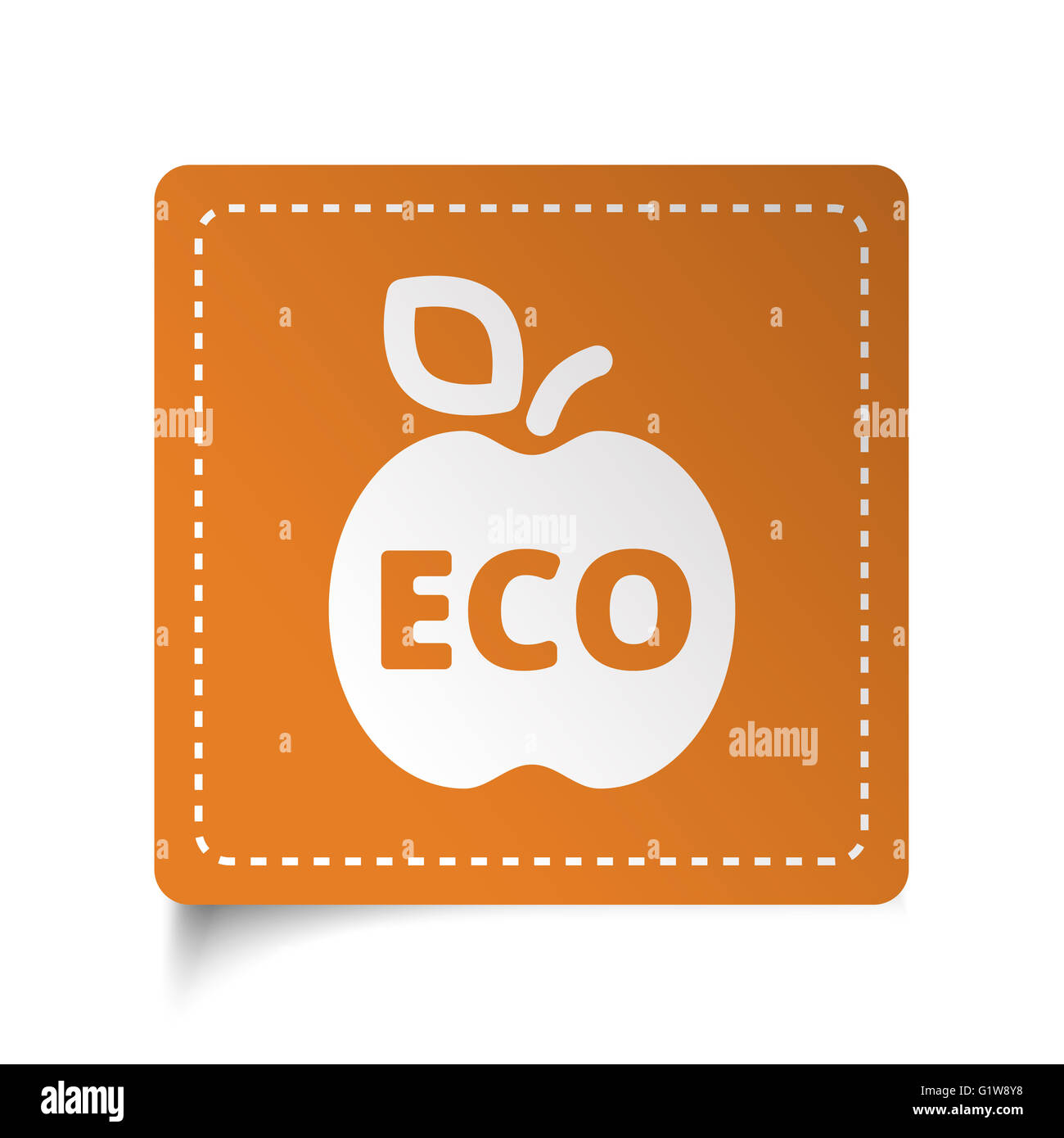 Sticker on fruit Cut Out Stock Images & Pictures - Alamy