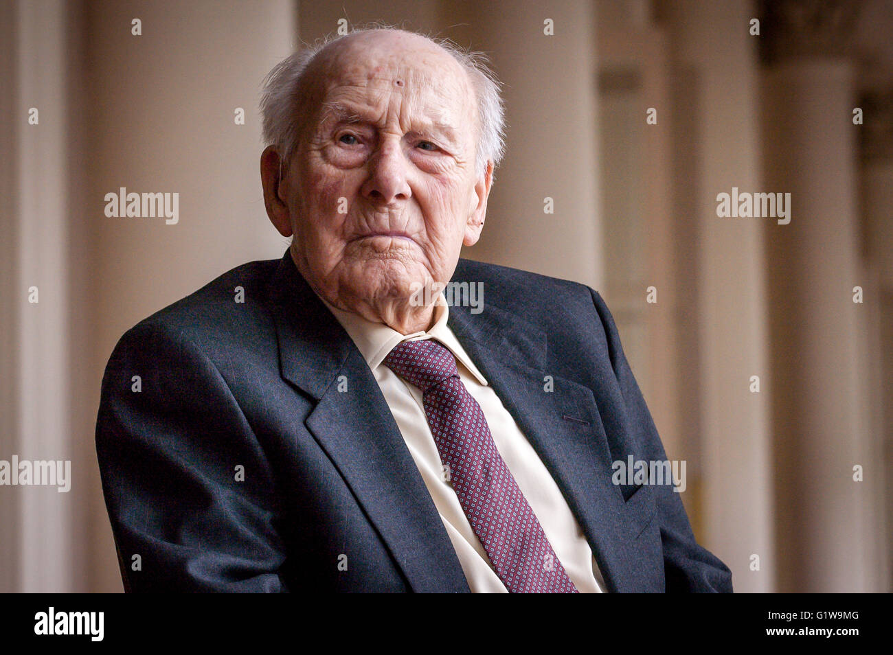 110yearold Henry Allingham, the oldest surviving British veteran of World War One, at the
