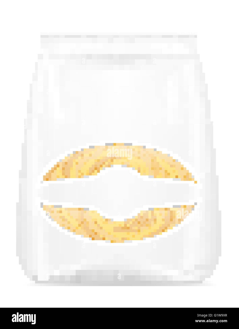 pasta in packaging vector illustration isolated on white background