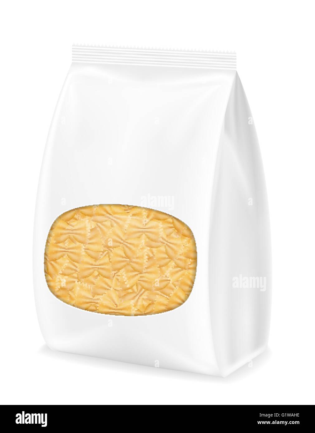 pasta in packaging vector illustration isolated on white background ...