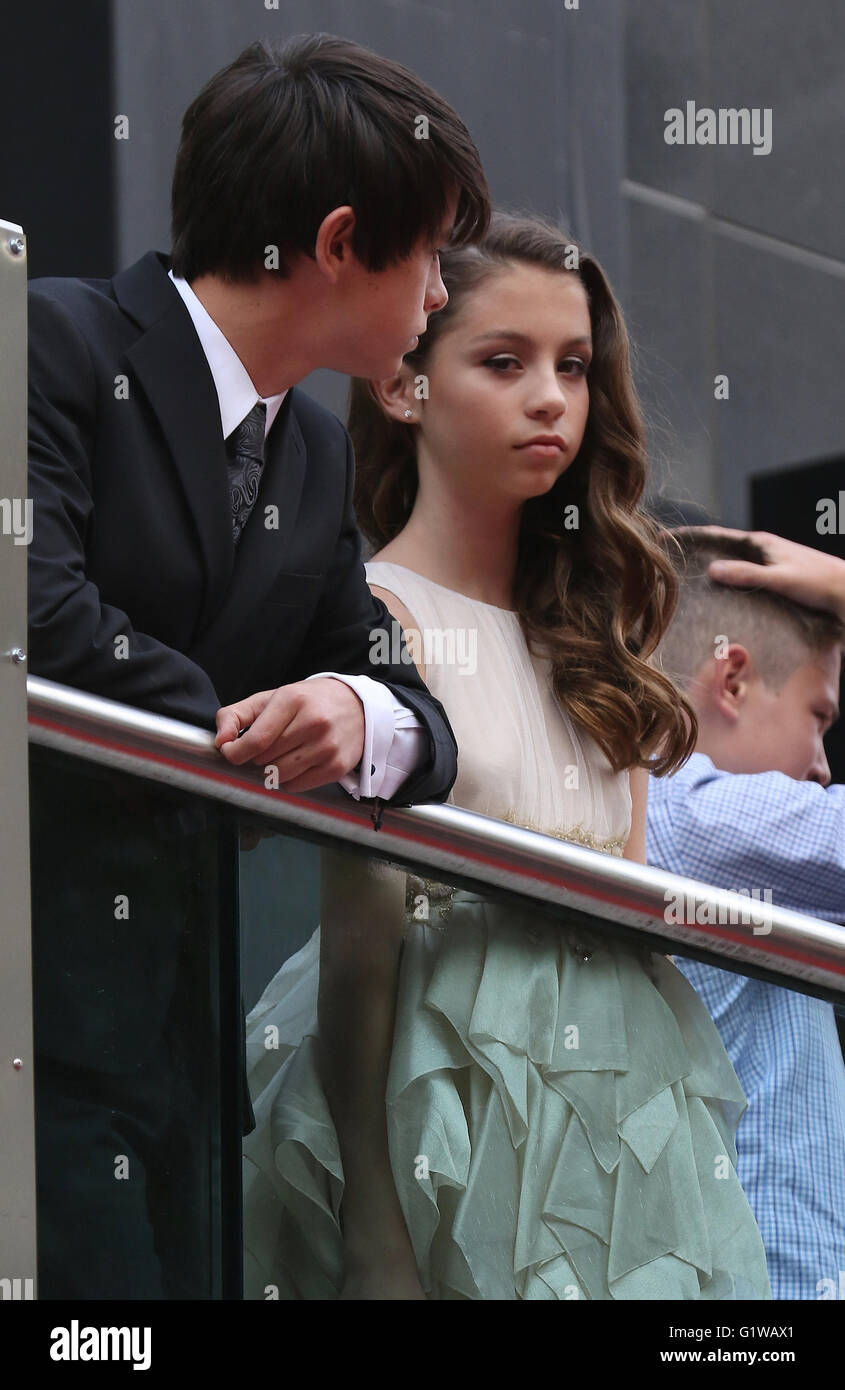LONDON, UK, 8th July 2015: Dylan Michael Douglas and Carys Zeta-Douglas ...