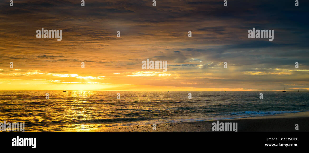 Fishing boats stormy sunset hi-res stock photography and images - Alamy