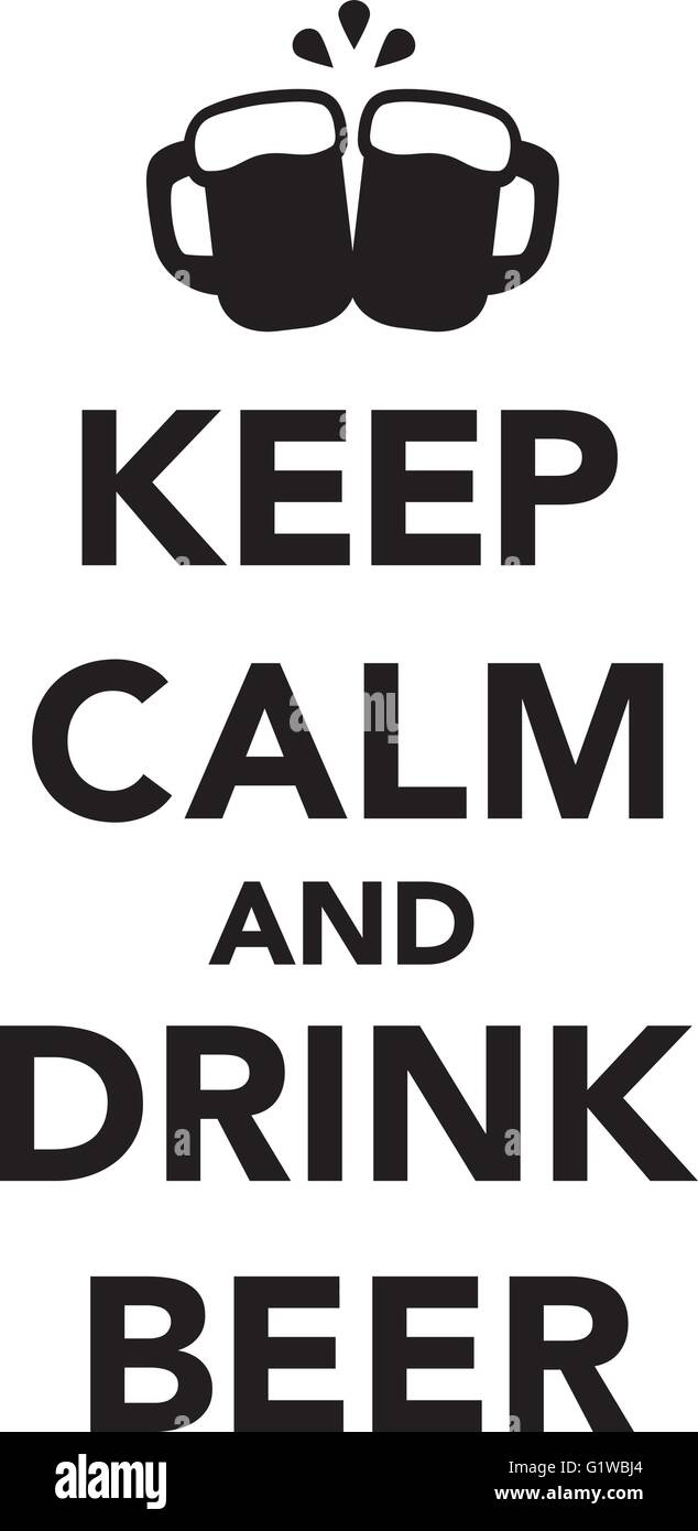 Calm drink Stock Vector Images Alamy