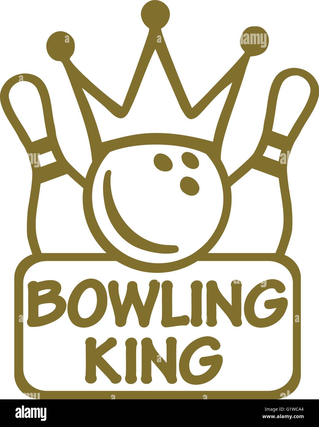 King pin Stock Vector Images - Alamy