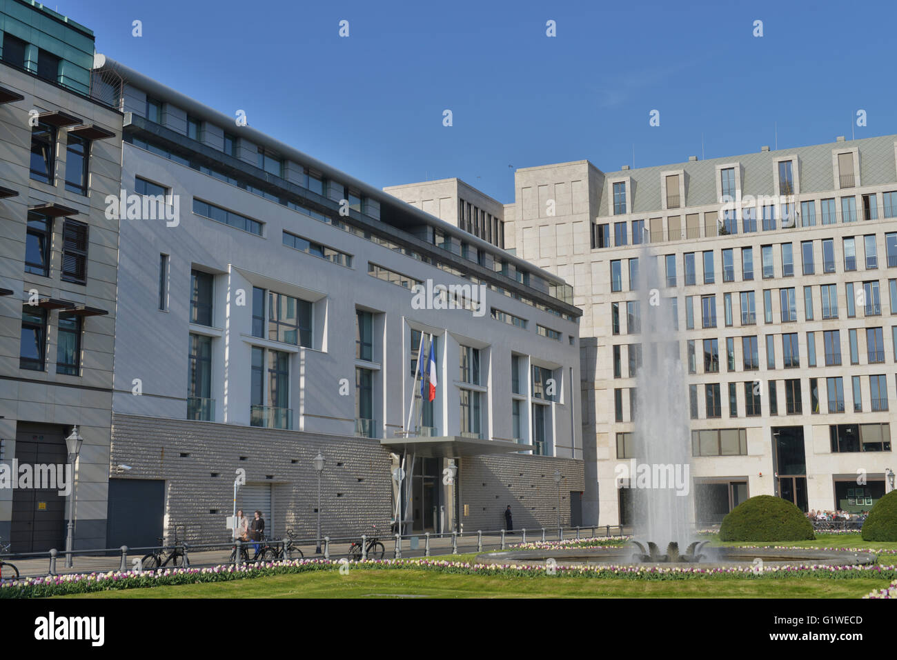 Franzoesische Botschaft Pariser Platz Mitte Berlin Deutschland franzoesische-botschaft-pariser-platz-mitte-berlin-deutschland