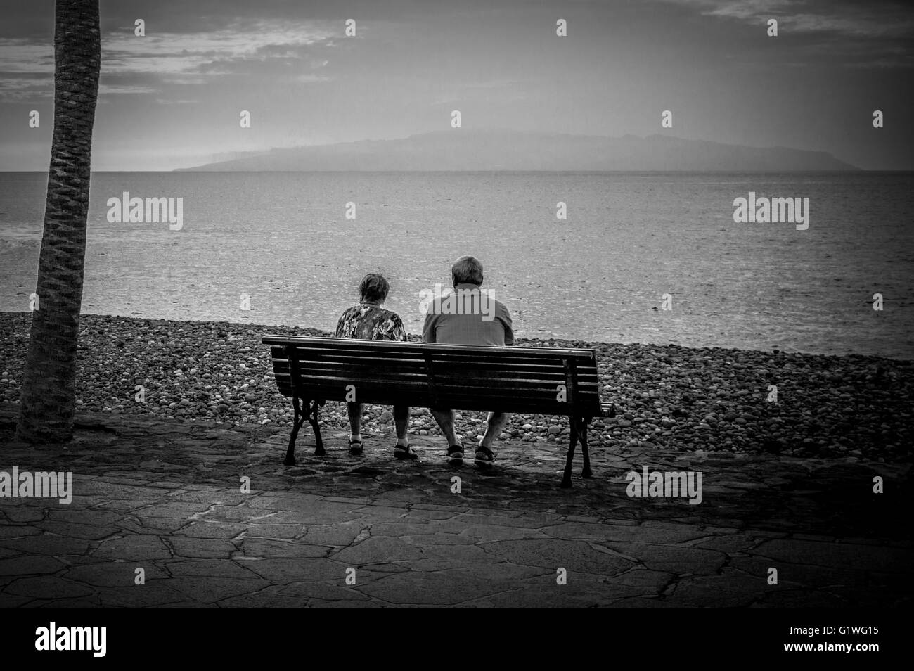 Old couple Black and White Stock Photos & Images - Alamy