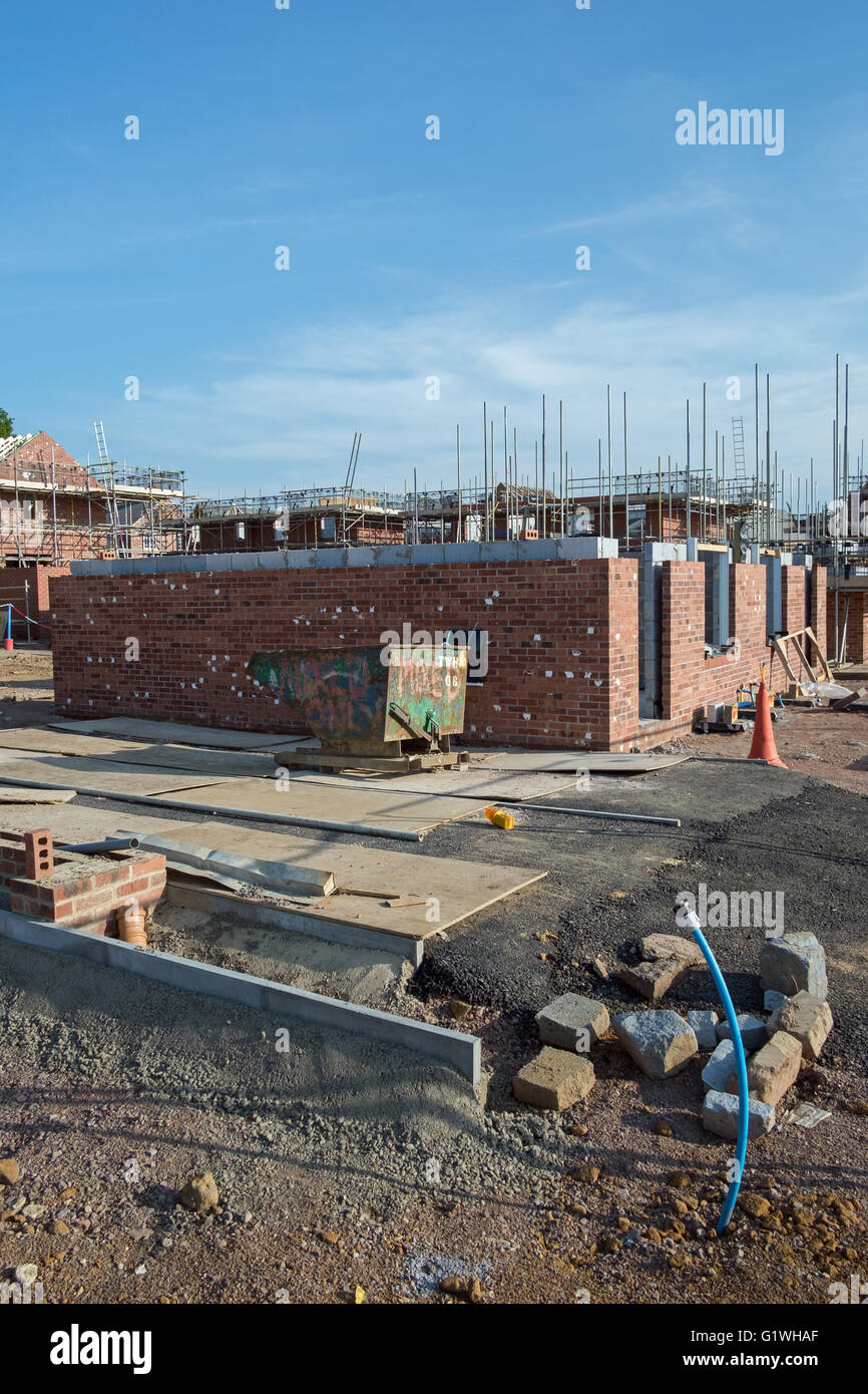 New Housing Northamptonshire United Kingdom Stock Photo Alamy