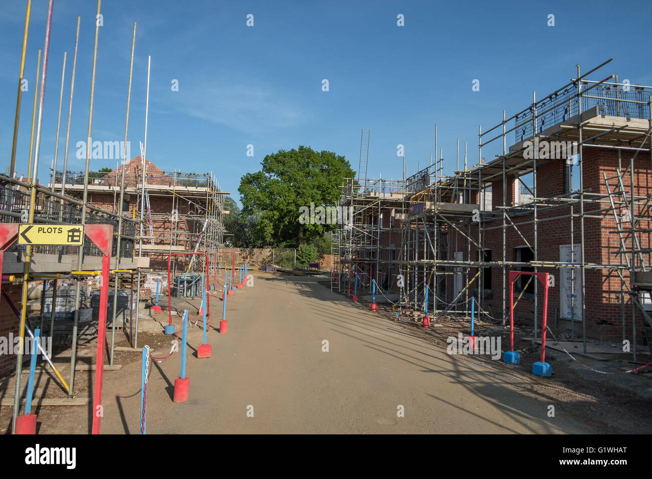 New Housing Northamptonshire United Kingdom Stock Photo Alamy