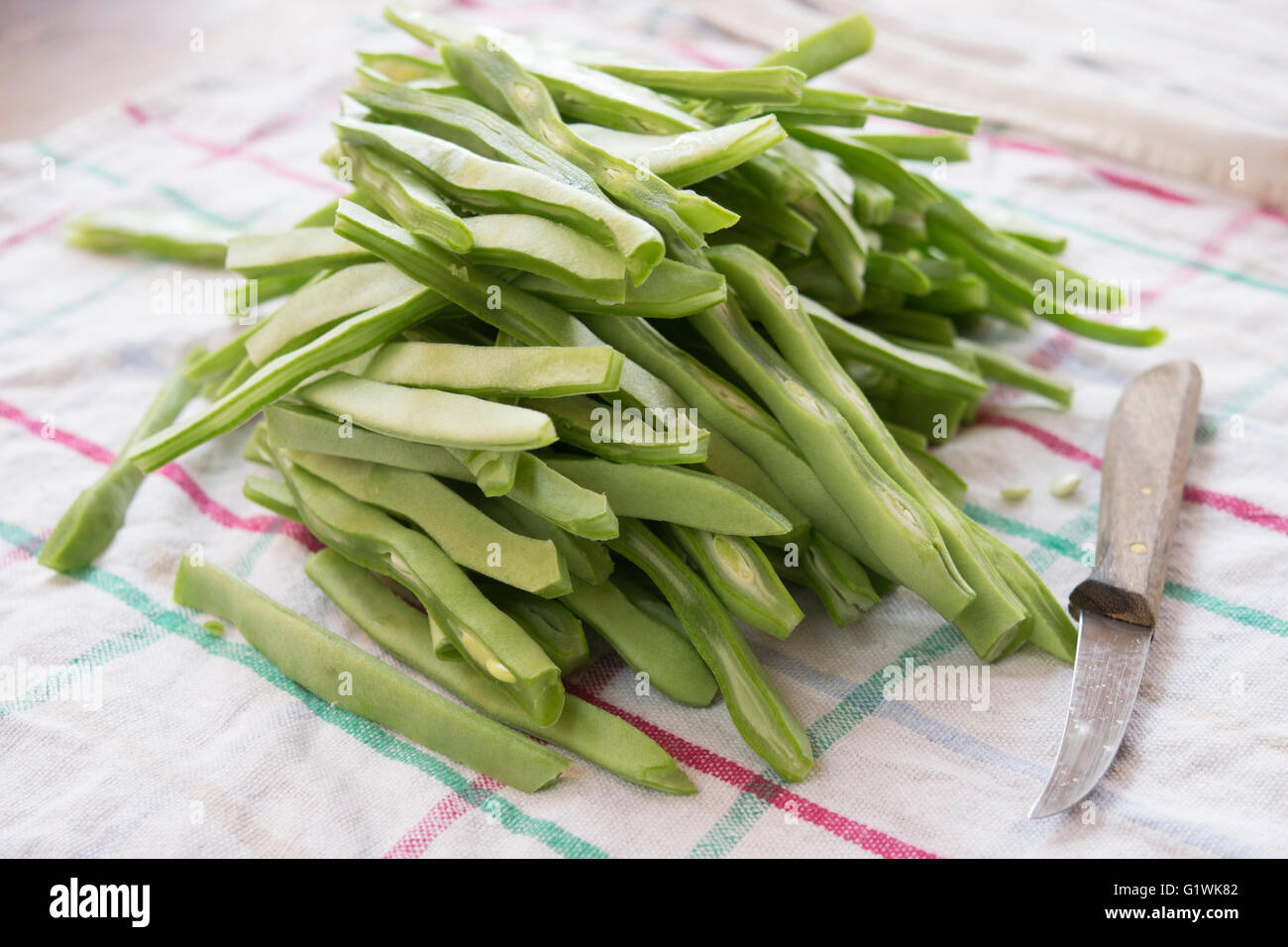 Closeup of string beans hi-res stock photography and images - Alamy