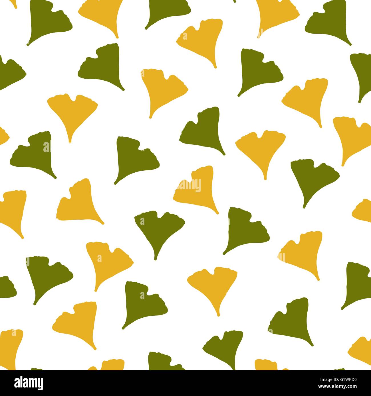 Ginkgo biloba pattern Stock Vector Image & Art - Alamy
