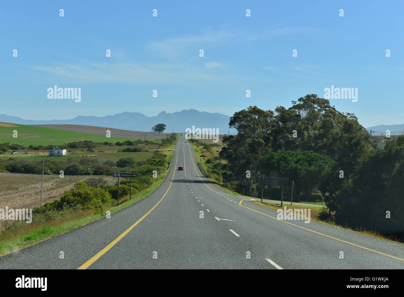 South African Highway Stock Photo Alamy