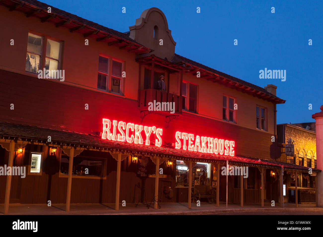 Riscky's Steakhouse in the Fort Worth Stockyards historical district