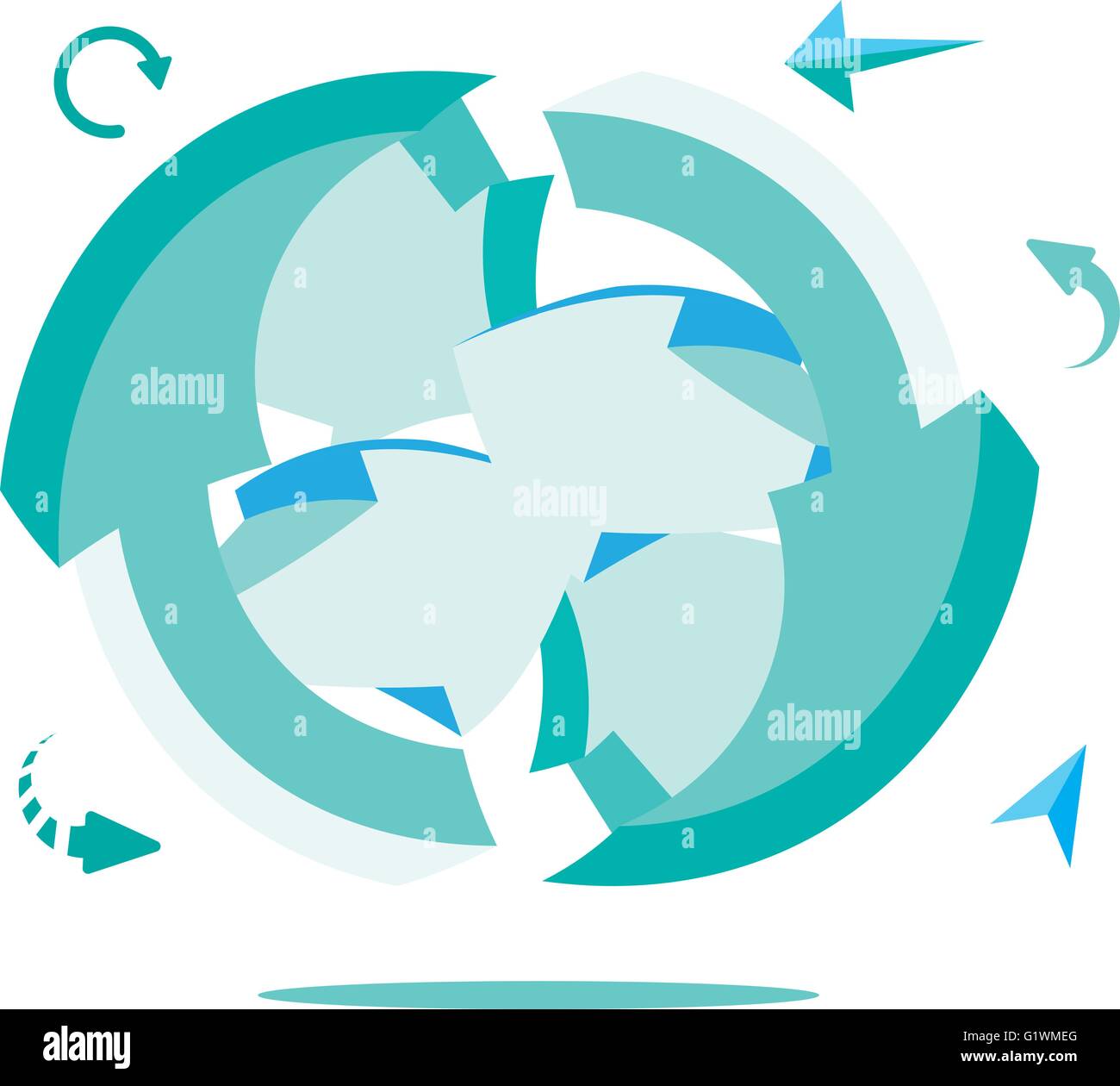 Arrows abstract vector objects Stock Vector Image & Art - Alamy