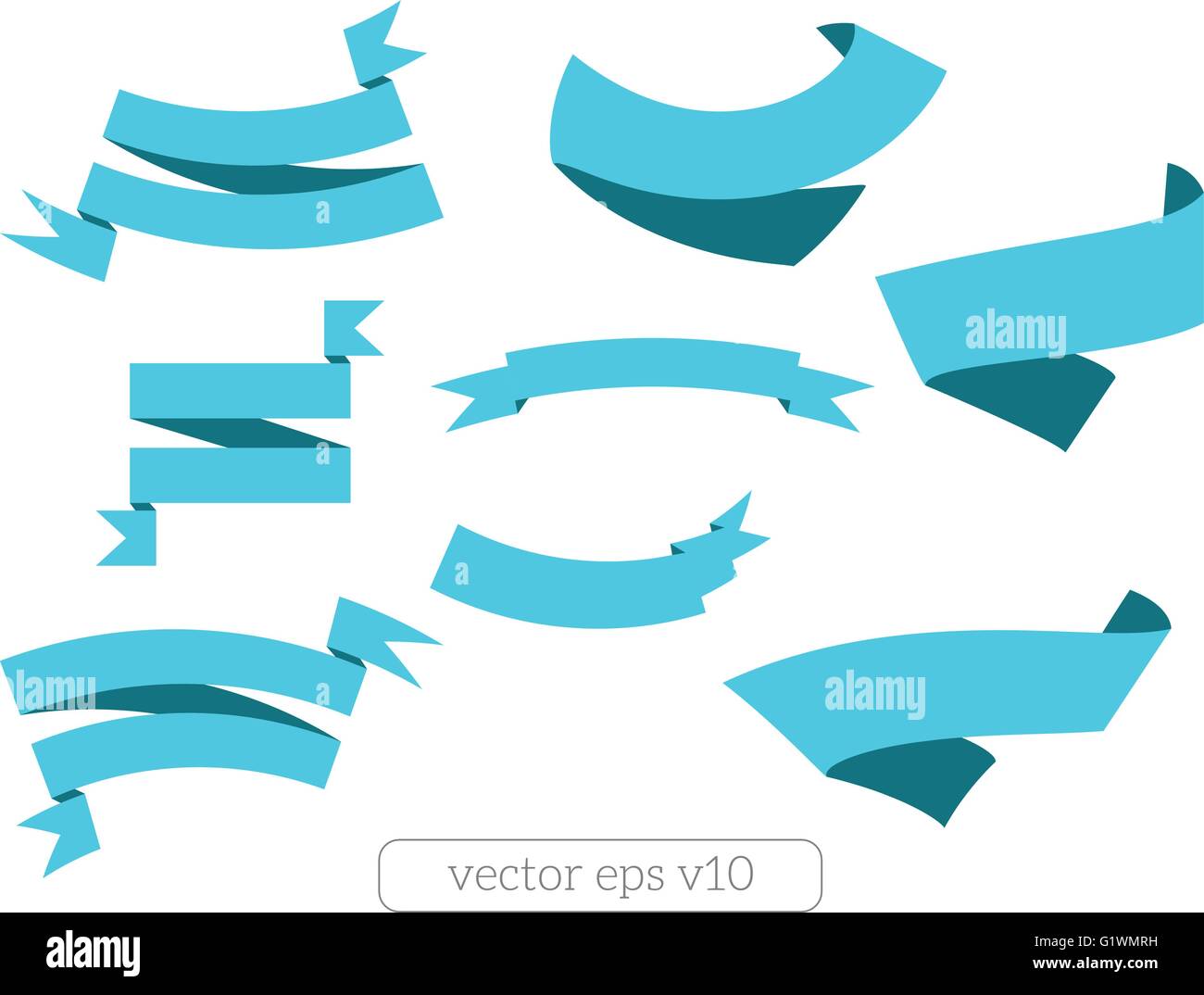 banner ribbons vector set Stock Vector Image & Art - Alamy